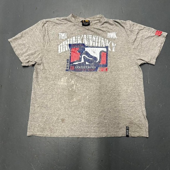 American Vintage Other - Vintage Y2K Drunknmunky distressed hip hop skater graphic tee shirt tshirt